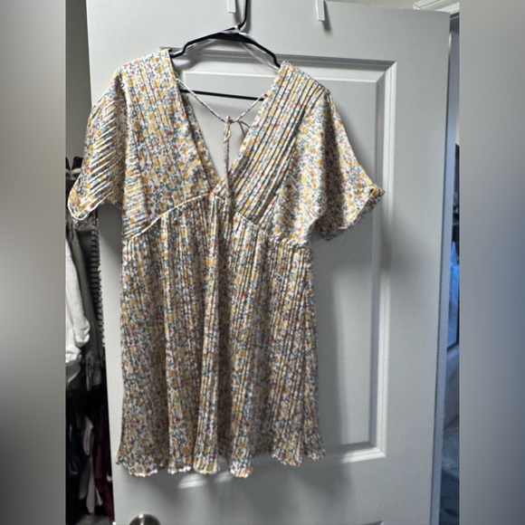 Lulus Express Yourself White Floral Print Satin Babydoll Dress - Picture 8 of 9